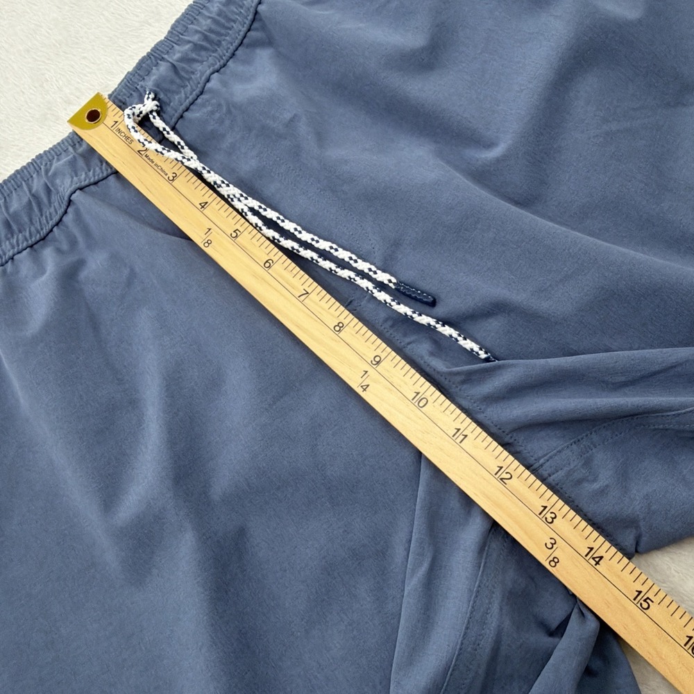 LL Bean Swim Trunks Mens XL Blue Beach Swim Drawstring Elastic Waist River Water - Picture 8 of 9